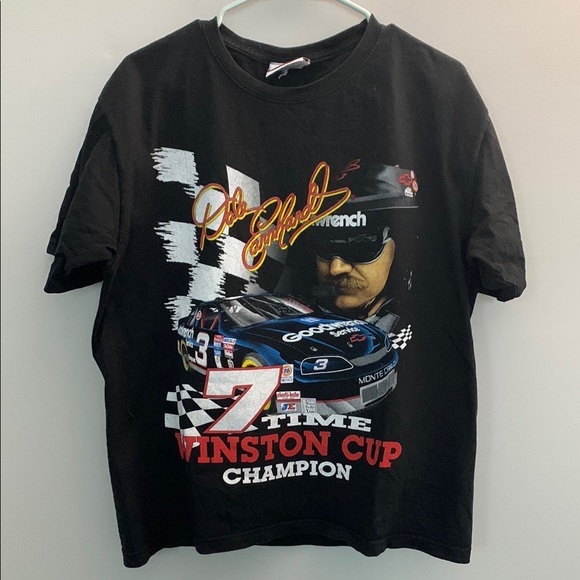 Chase Authentics Dale Earnhardt 7 Time Champion TShirt Size M - Picture 1 of 9